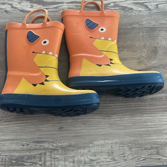 Cat & Jack Kids Rain Boots Size 10 - Picture 3 of 6